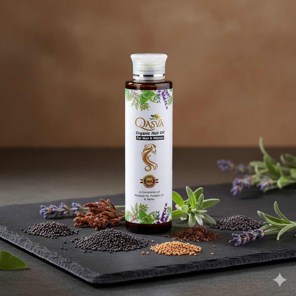 Qaswa Natural Hair Growth & Strength Oil (150 ml )